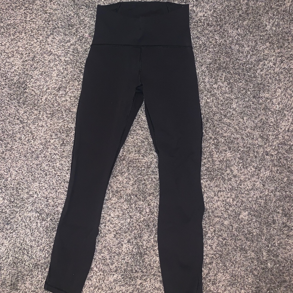 Lululemon black leggings in size 4
